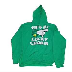 She's My Lucky Charm Green Sweatshirt M